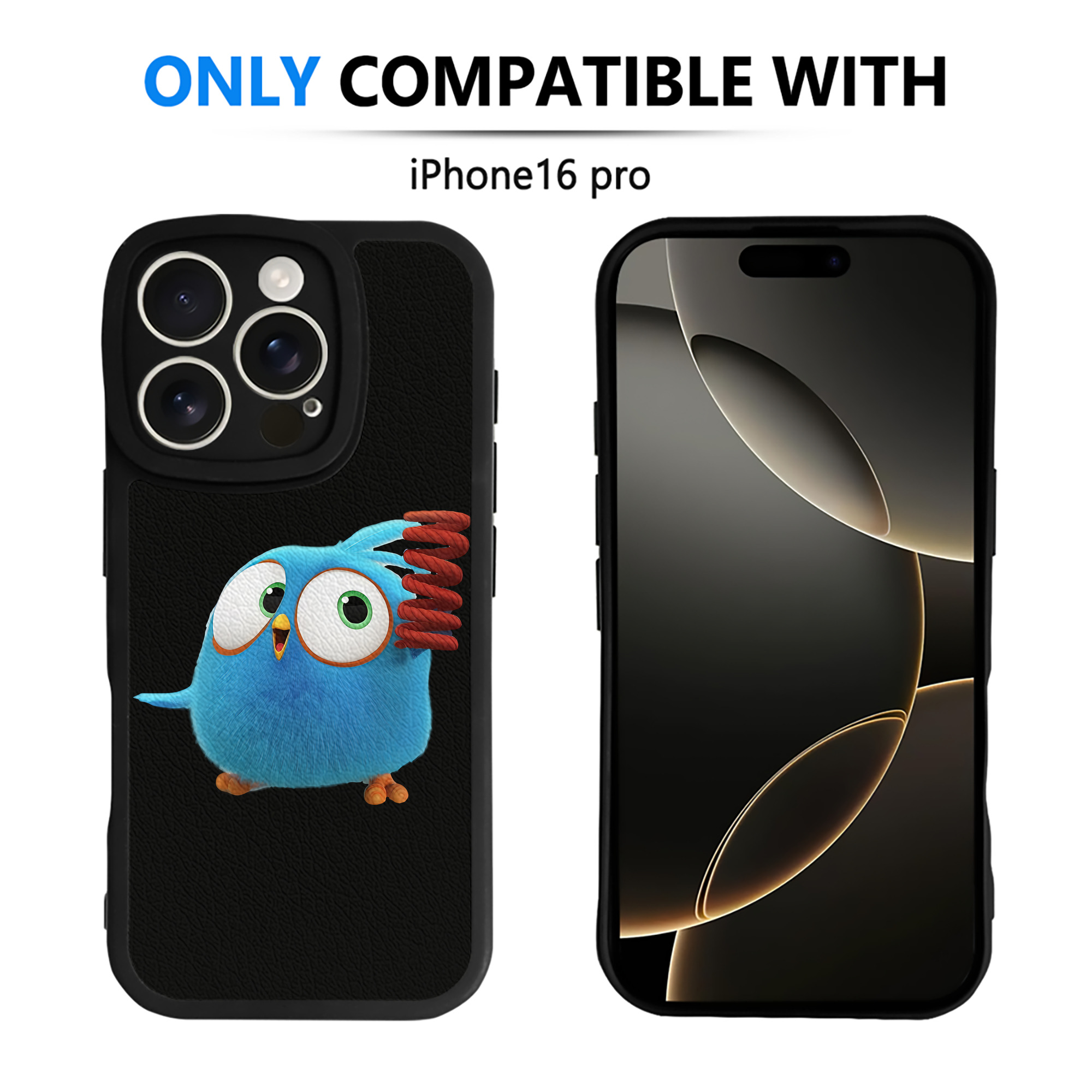 Angry Birds アングリーバード 【iPhone 16シリーズ対応】シリコンスマホケース（レザー調） 材質：シリコン